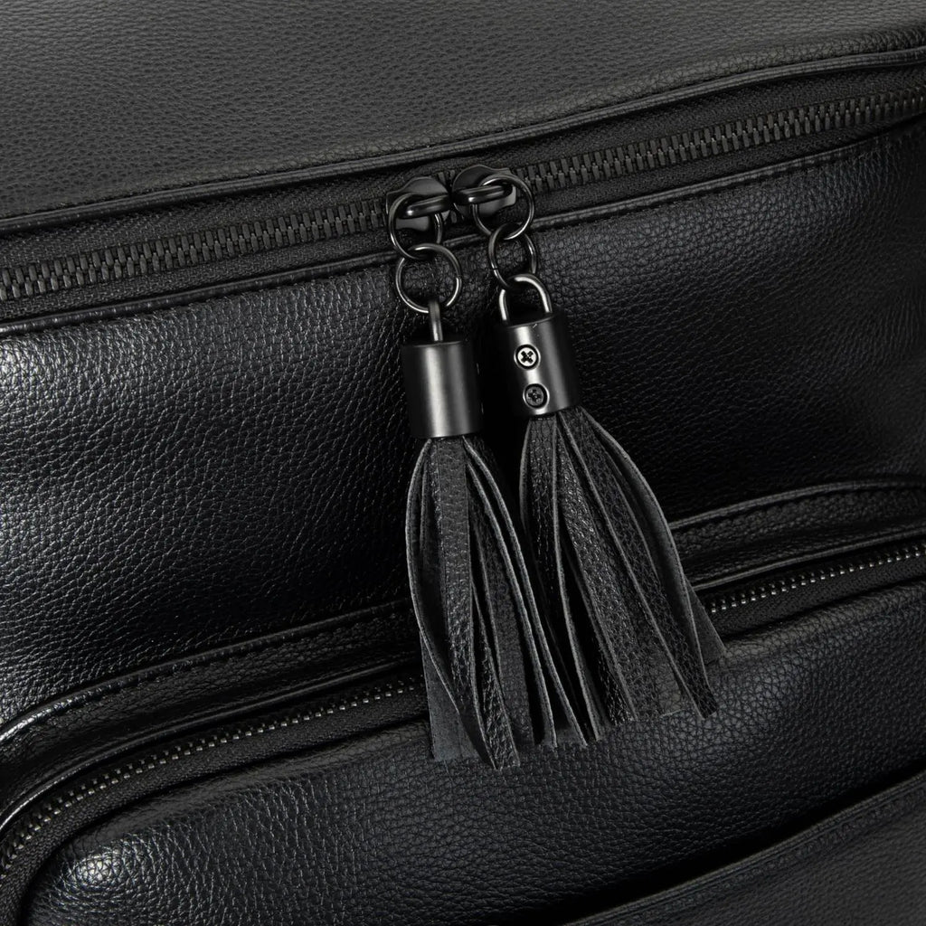 The Nappy Bag Backpack (Black / Black)