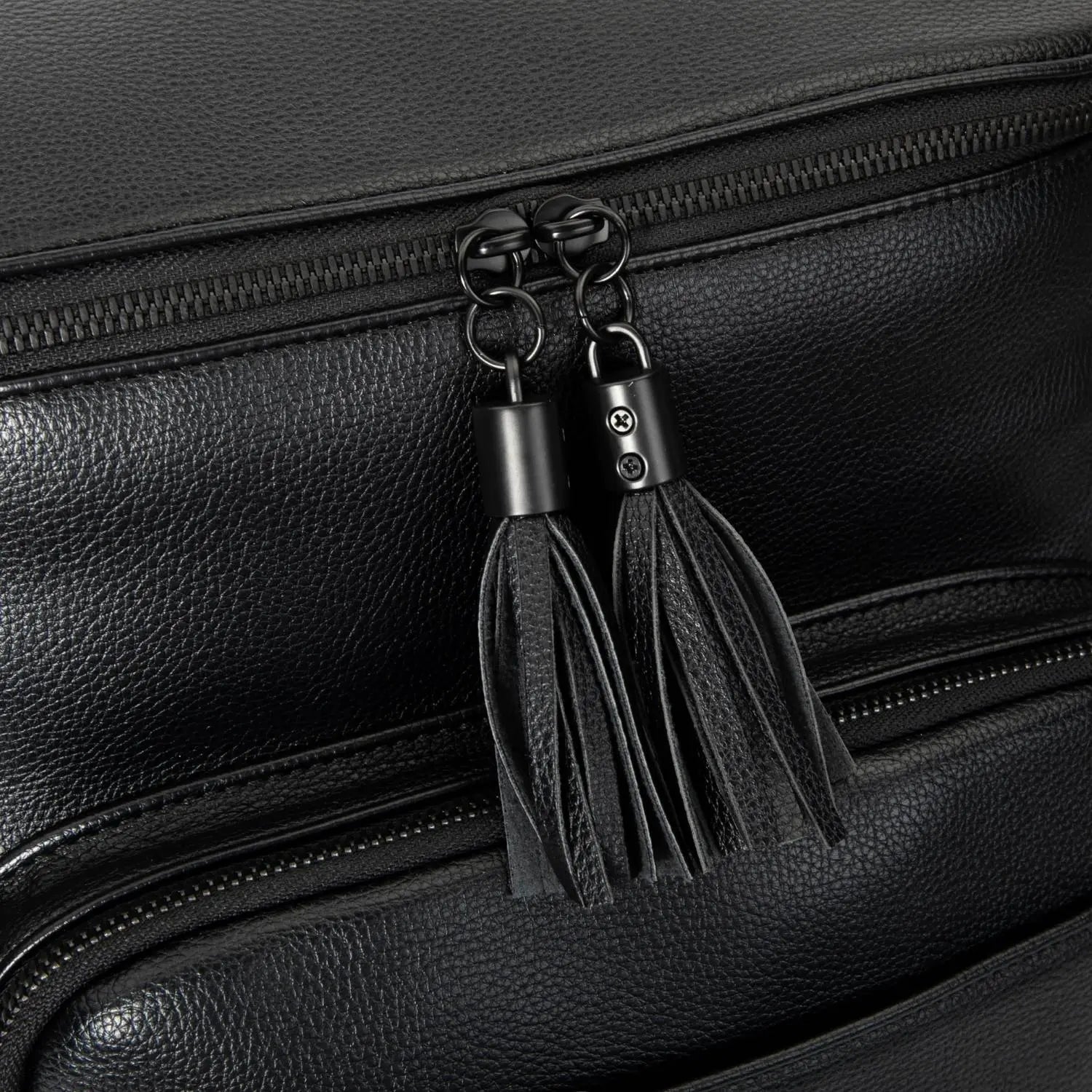 The Nappy Bag Backpack (Black / Black)