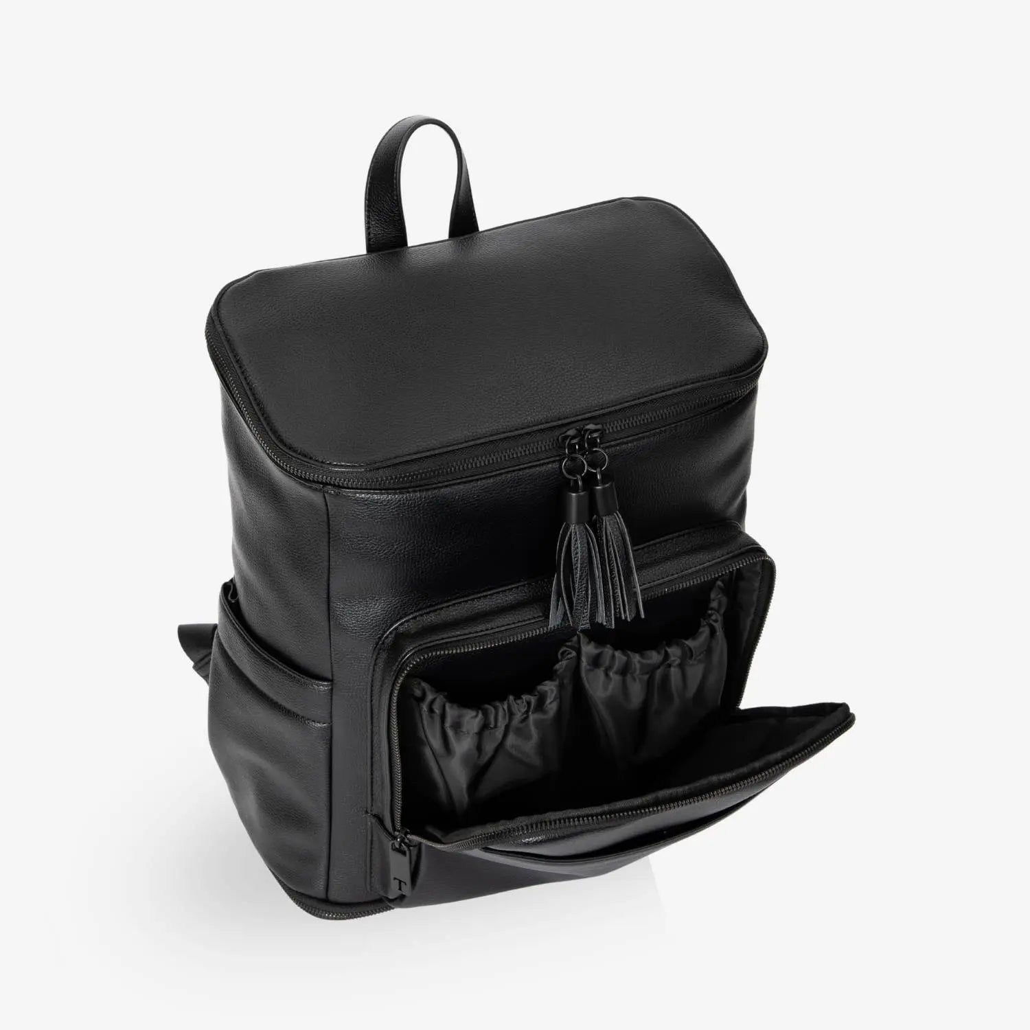 The Nappy Bag Backpack (Black / Black)