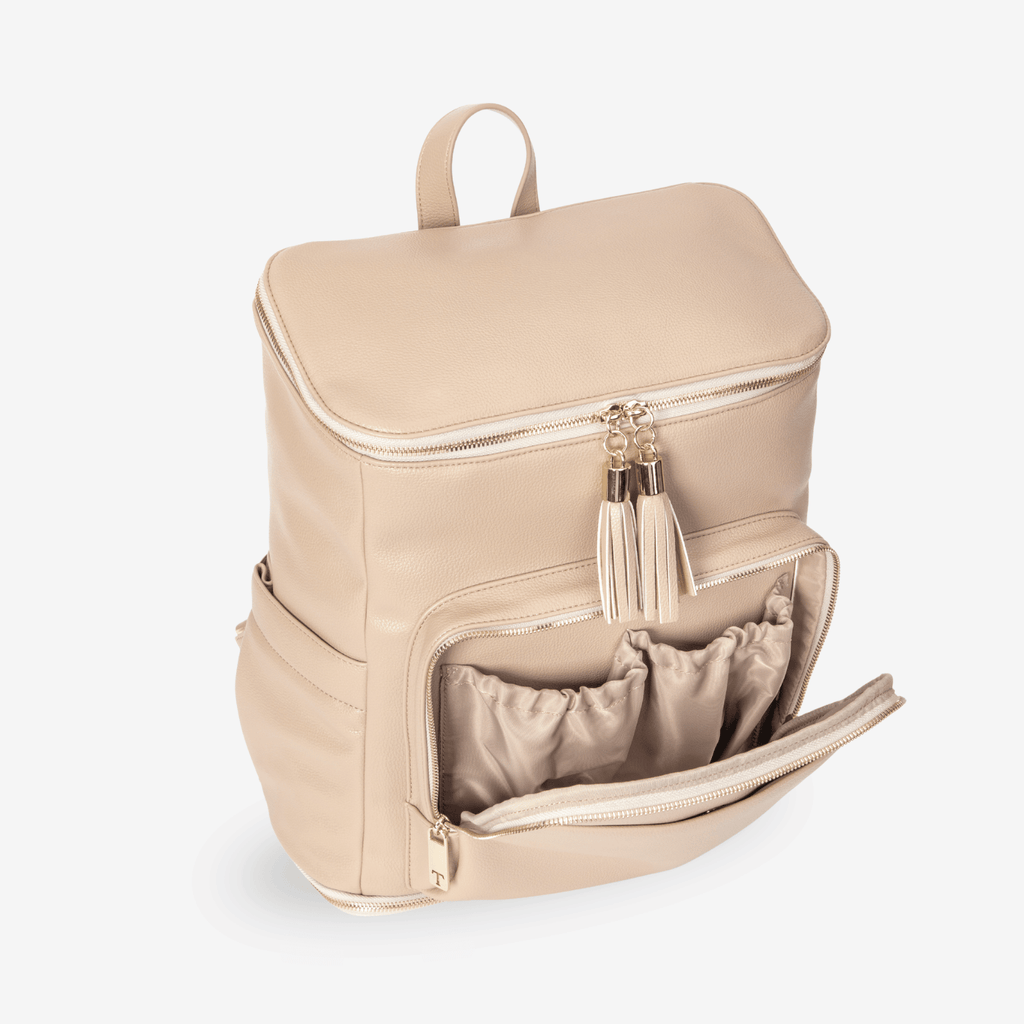 The Nappy Bag Backpack (Stone)