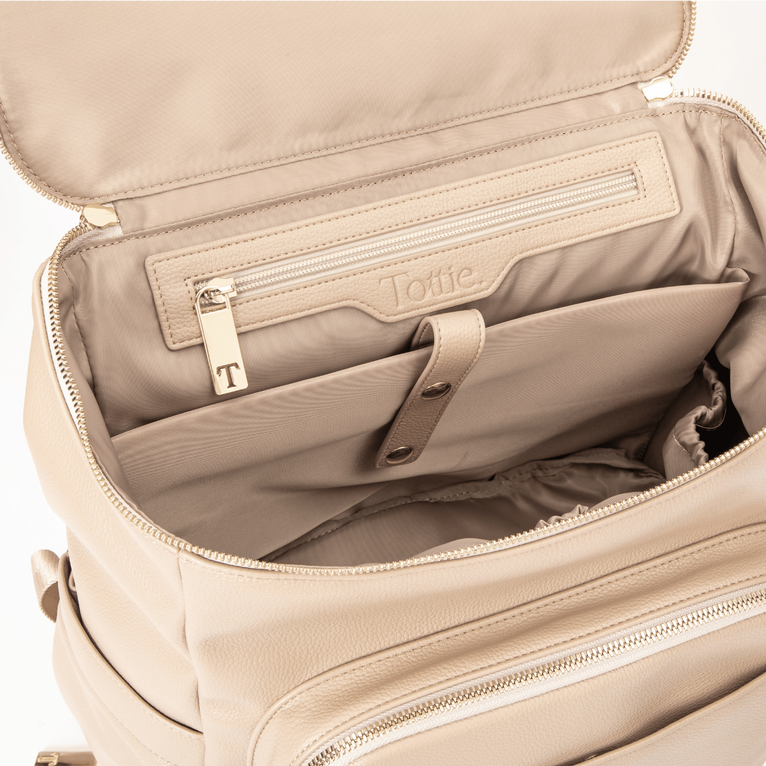 The Nappy Bag Backpack (Stone)