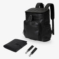 The Nappy Bag Backpack (Black / Black)
