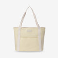 The Nylon Tote Bag (Butter Yellow / Cream)