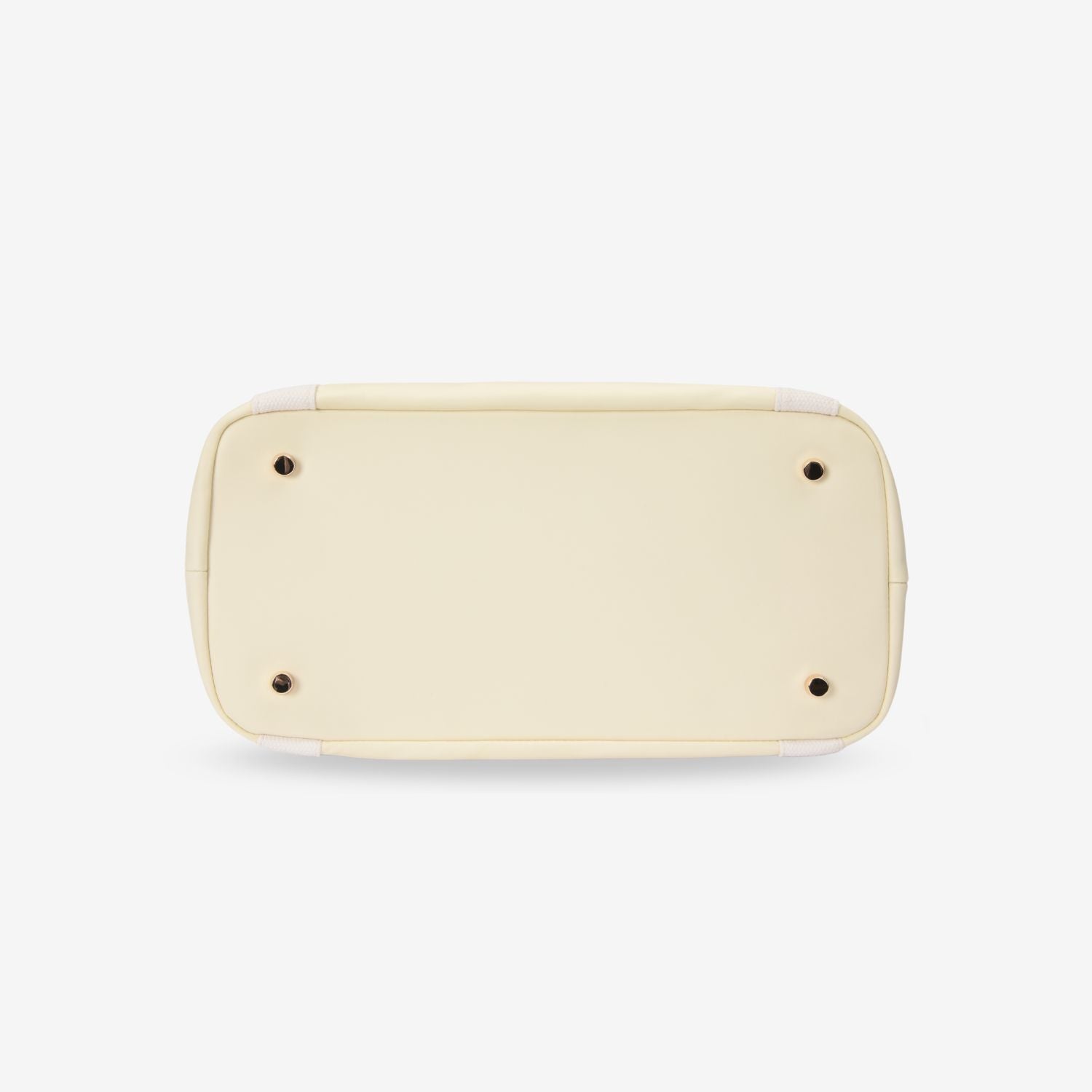 The Nylon Tote Nappy Bag (Butter Yellow/Cream)